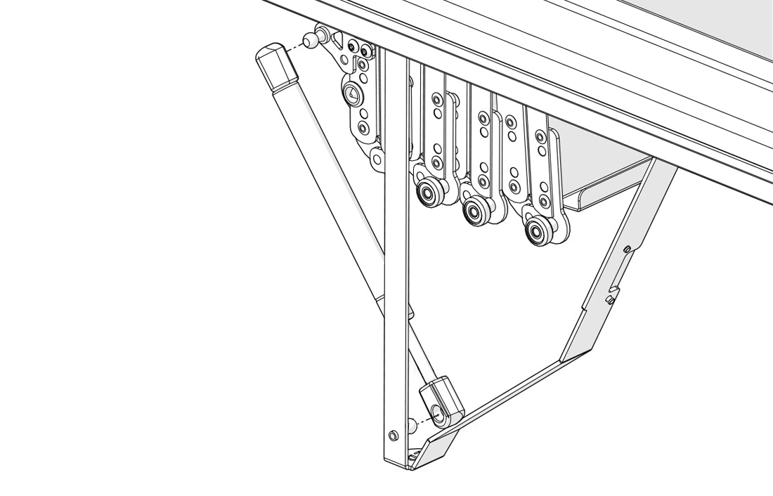 19# Gas Spring; Paired Kit