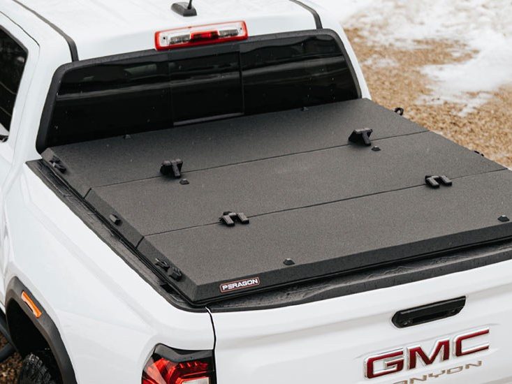 GMC Canyon with a Tectonic tri-fold tonneau cover
