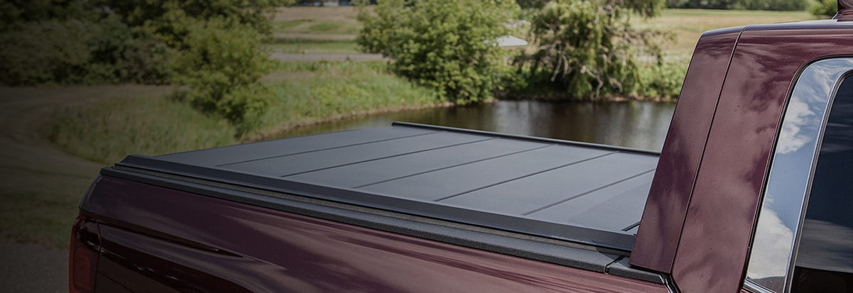 Honda Ridgeline with a Tectonic tri-fold tonneau cover